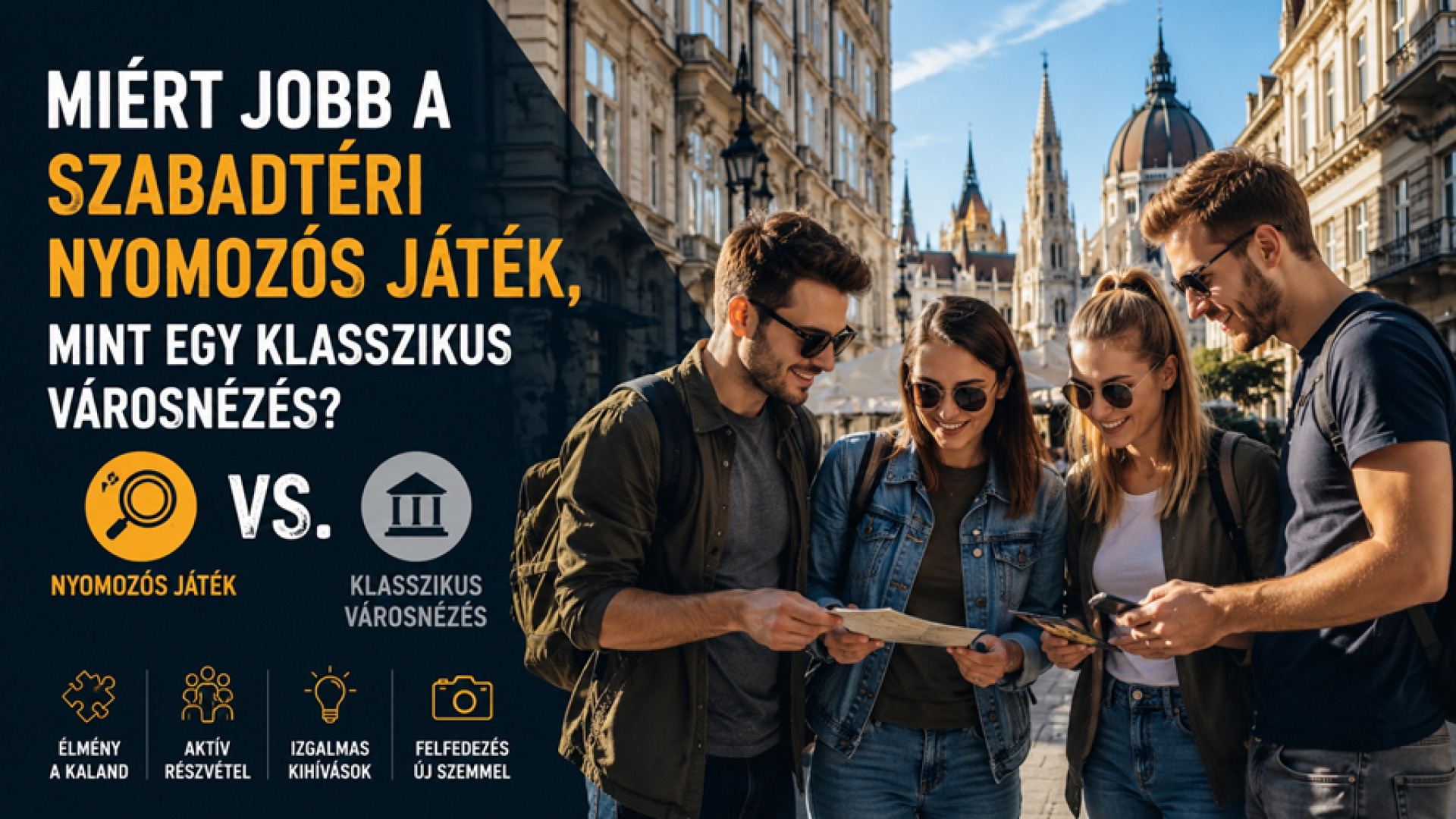 Miért jobb a szabadtéri nyomozós játék, mint egy klasszikus városnézés?